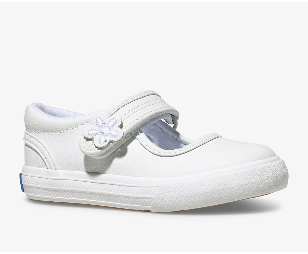 Keds Slip Ons Kinder Weiß - Ella Mary Jane - HOG-893102